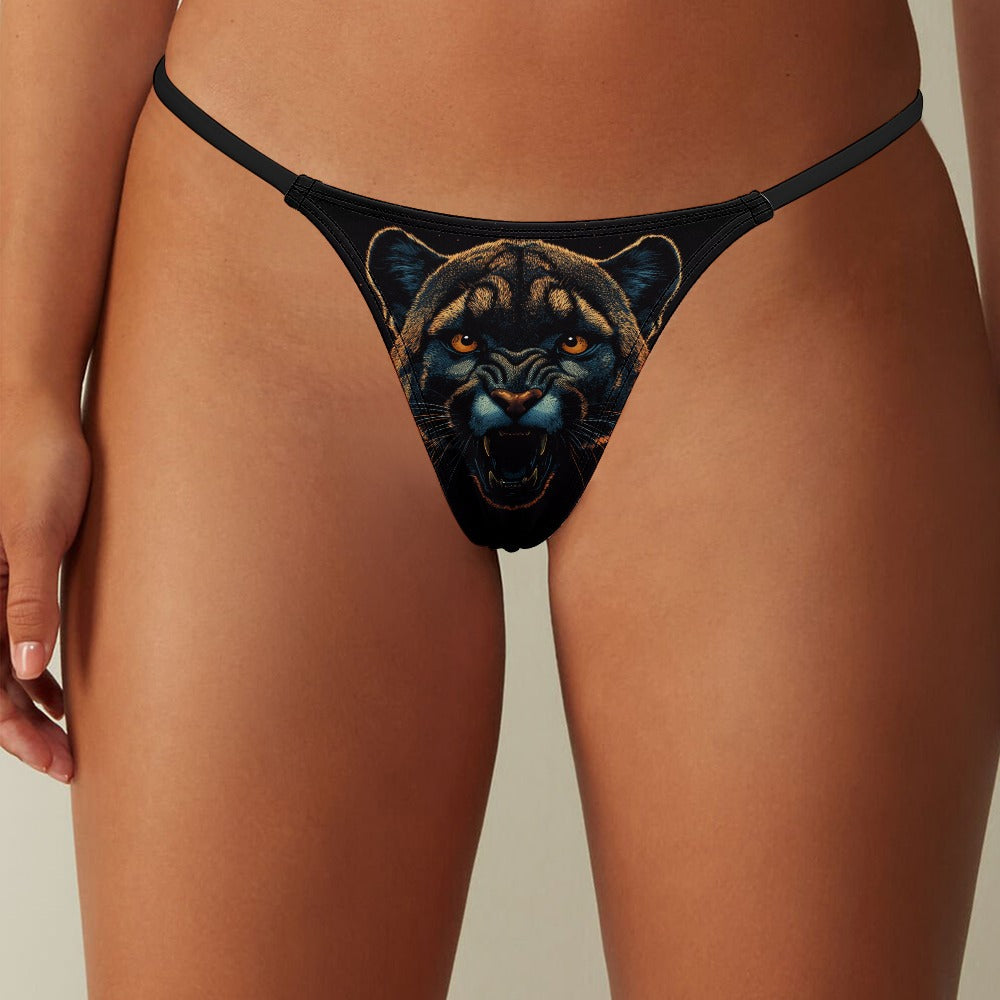 Staring Cougar Sexy Thong