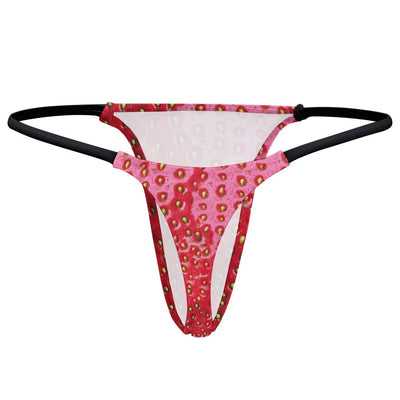 Strawberry & Caterpillar Sexy Thong - Bold Fun Swimwear