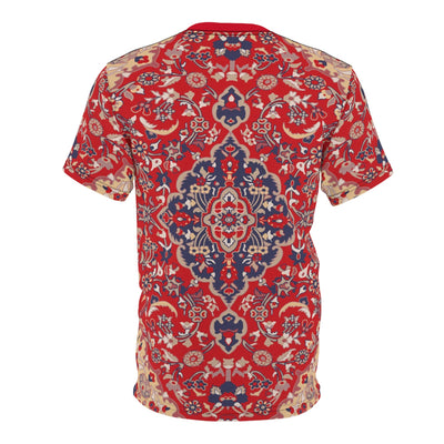 The Dude's Bowling Tape AOP T-Shirt With Iconic Rug Graphic