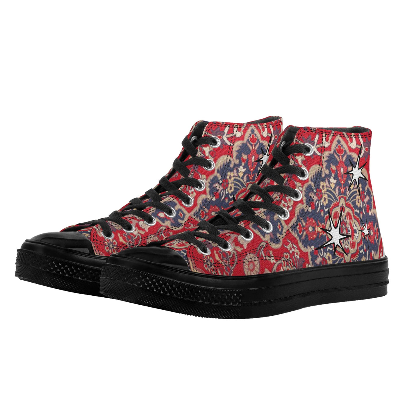 The Dudes Rug - Lebowski Shoes | High-top Canvas Sneakers