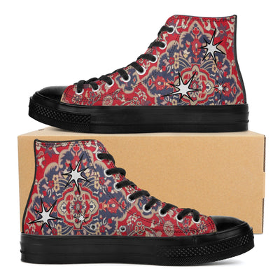 The Dudes Rug - Lebowski Shoes | High-top Canvas Sneakers