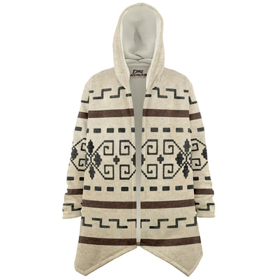 The Dude's Sherpa Cloak w/ Iconic Lebowski Sweater Pattern