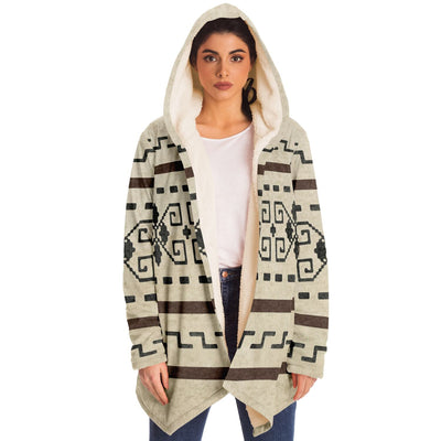 The Dude's Sherpa Cloak w/ Iconic Lebowski Sweater Pattern