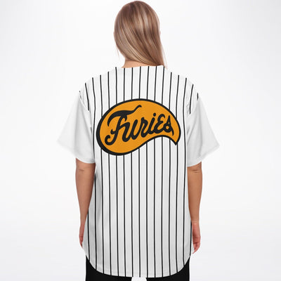 The Furies Baseball Jersey - The Warriors Riverside Gang (Striped Pattern w/ White Sleeves)