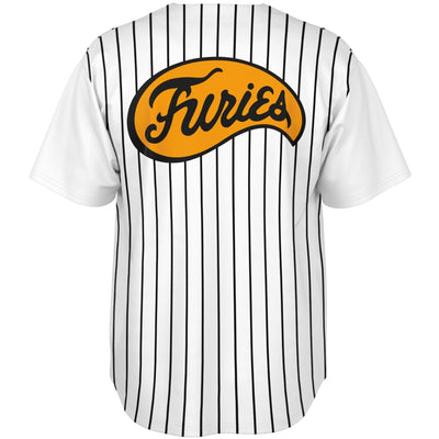 The Furies Baseball Jersey - The Warriors Riverside Gang (Striped Pattern w/ White Sleeves)
