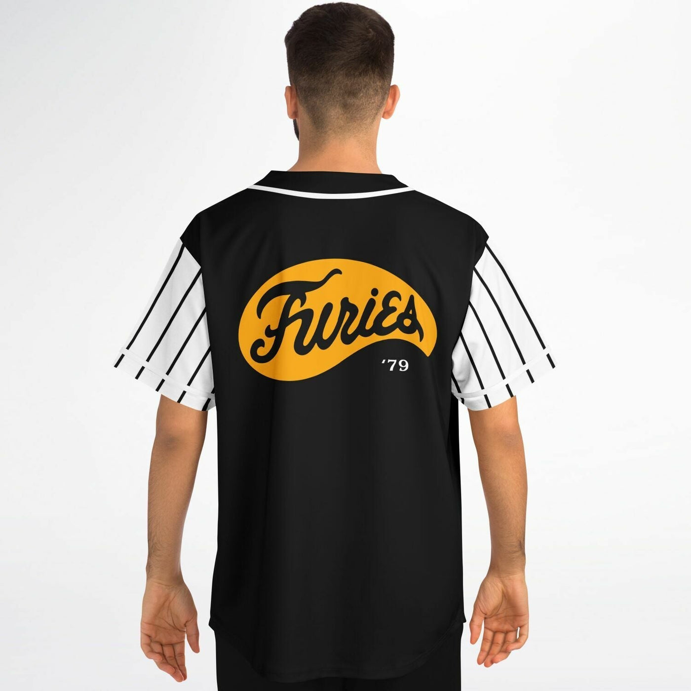 The Furies Black Baseball Jersey - The Warriors Riverside Gang