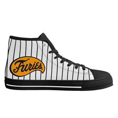 The Furies High-Top Canvas Sneakers - Iconic baseball Gang in The Warriors Movie