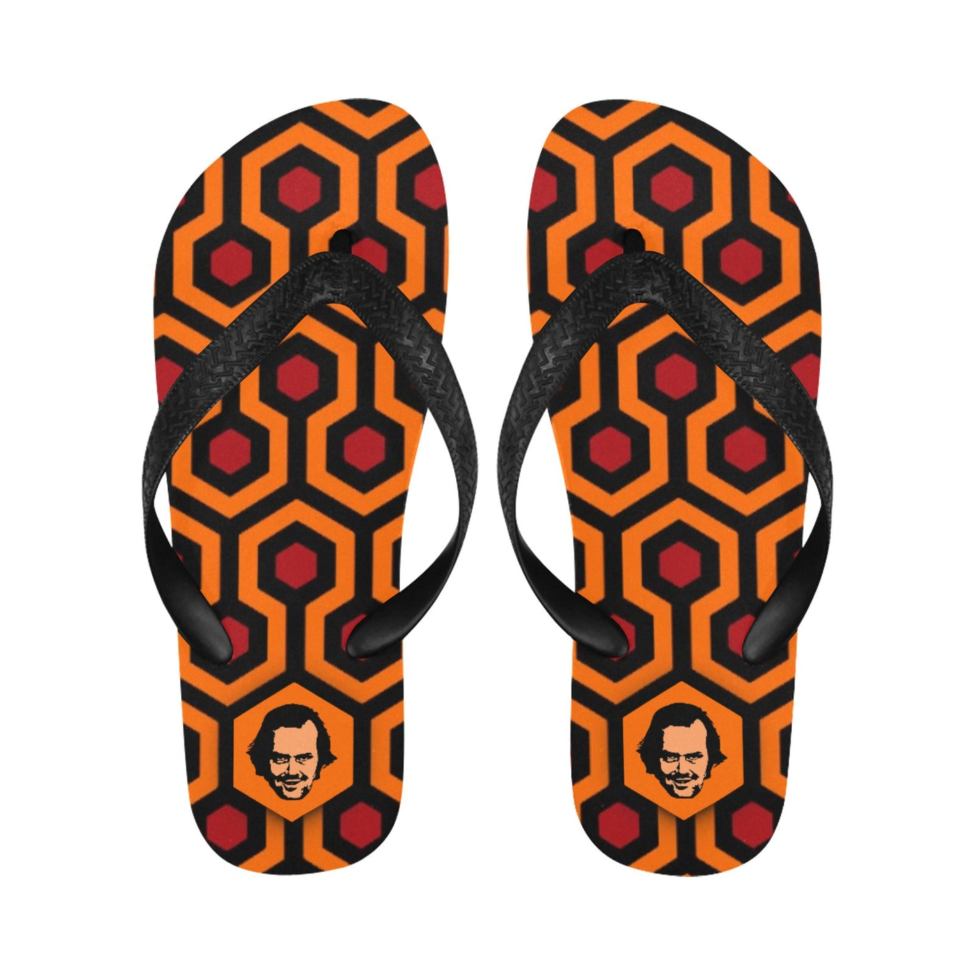 The Shining Jack Torrance Unisex Flip Flops (unisex)