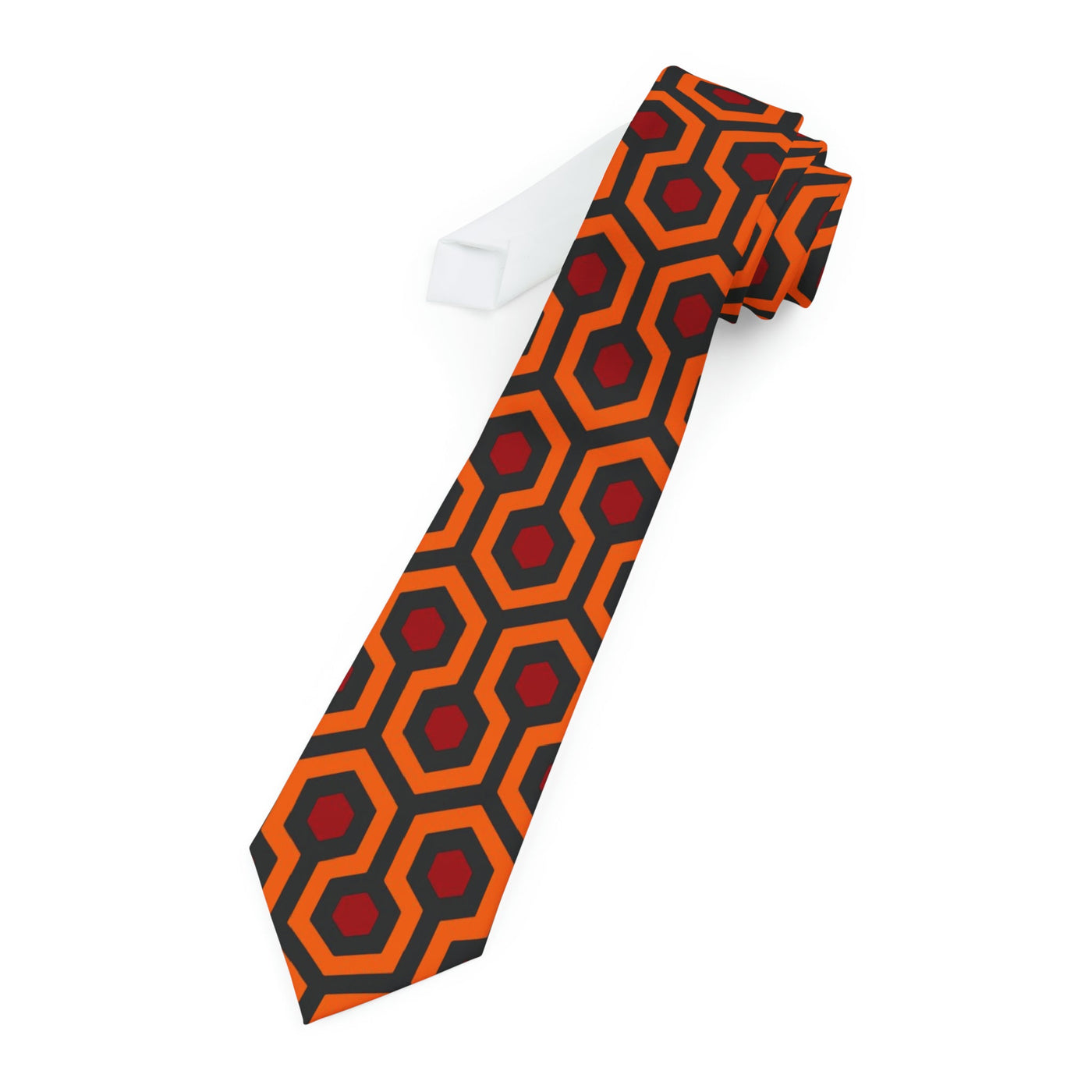 The Shining Necktie with Overlook Hotel Carpet Pattern