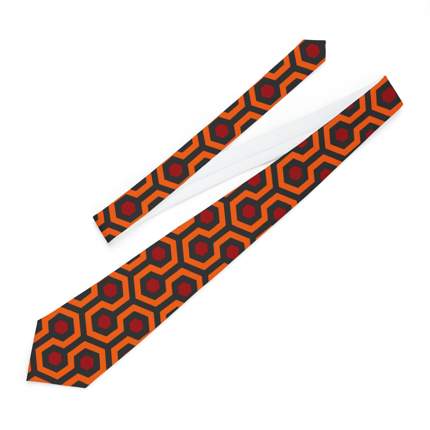 The Shining Necktie with Overlook Hotel Carpet Pattern