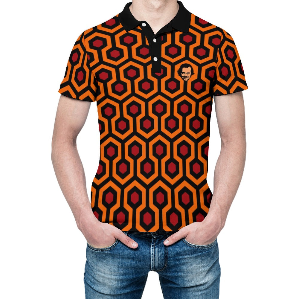 The Shining Overlook Carpet Polo Shirt – Jack Torrance Horror Tribute