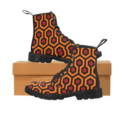 The Shining Overlook Hotel Carpet Canvas Boots (Women's sizes)