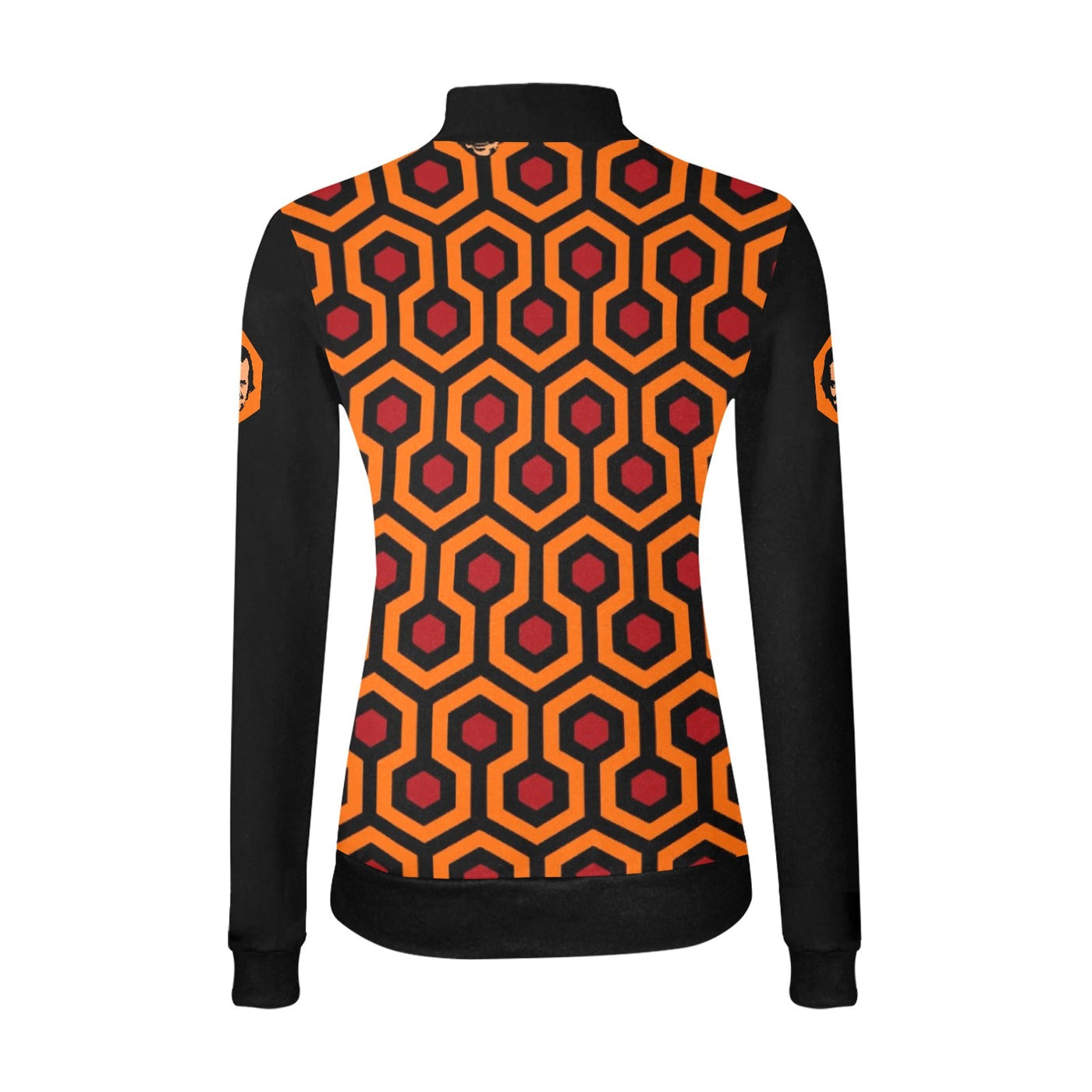 The Shining Overlook Pattern Mock Neck Sweater