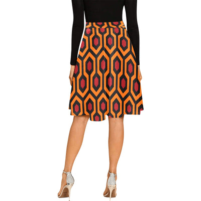 The Shining Pleated Midi Skirt