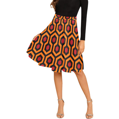 The Shining Pleated Midi Skirt