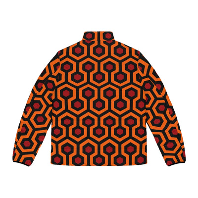 The Shining Puffer Jacket with Overlook Hotel Carpet Pattern