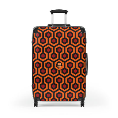 The Shining Suitcase with Overlook Hotel Carpet Pattern