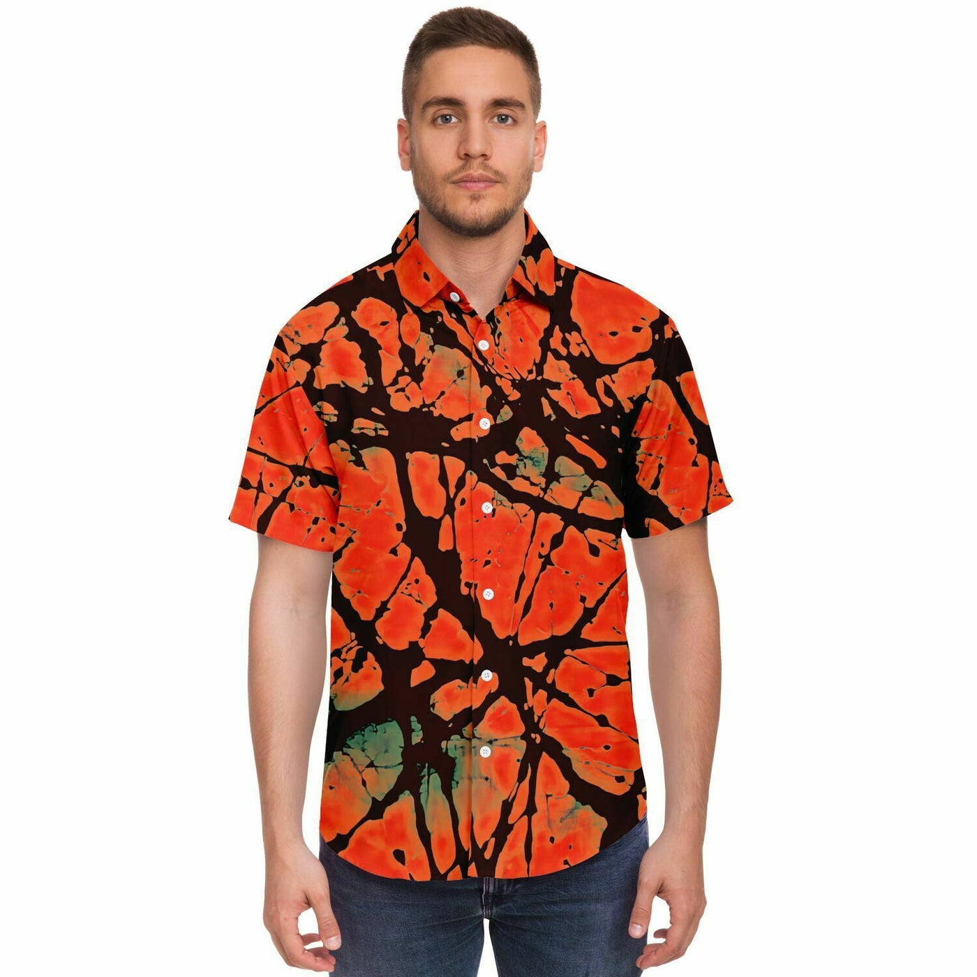 Tie-Dye Shirt Orange Back