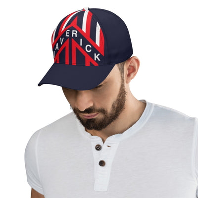 Top Gun Hat with Maverick Helmet Graphic
