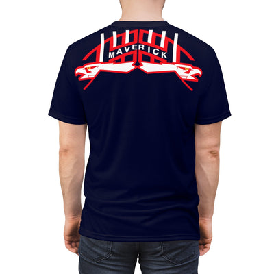 Top Gun T-shirt with Maverick Helmet Graphic v2
