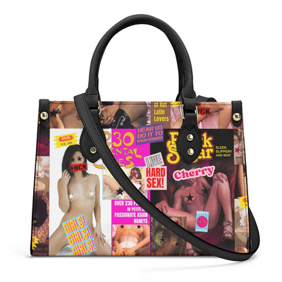 Tyler Durden Black Sugar Luxury Tote Handbag | Fight Club Inspired Fashion Bag