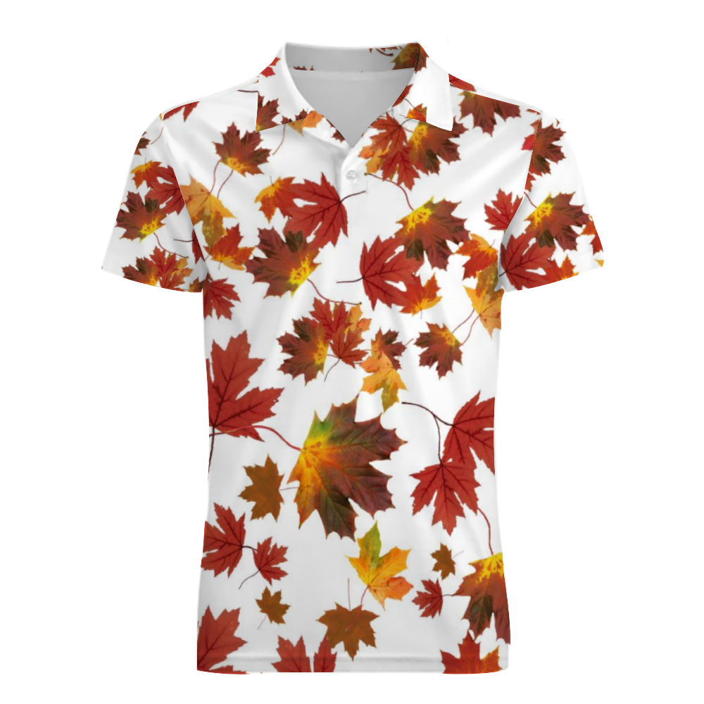 Tyler Durden Male Leaf Polo Shirt - Fight Club Inspired