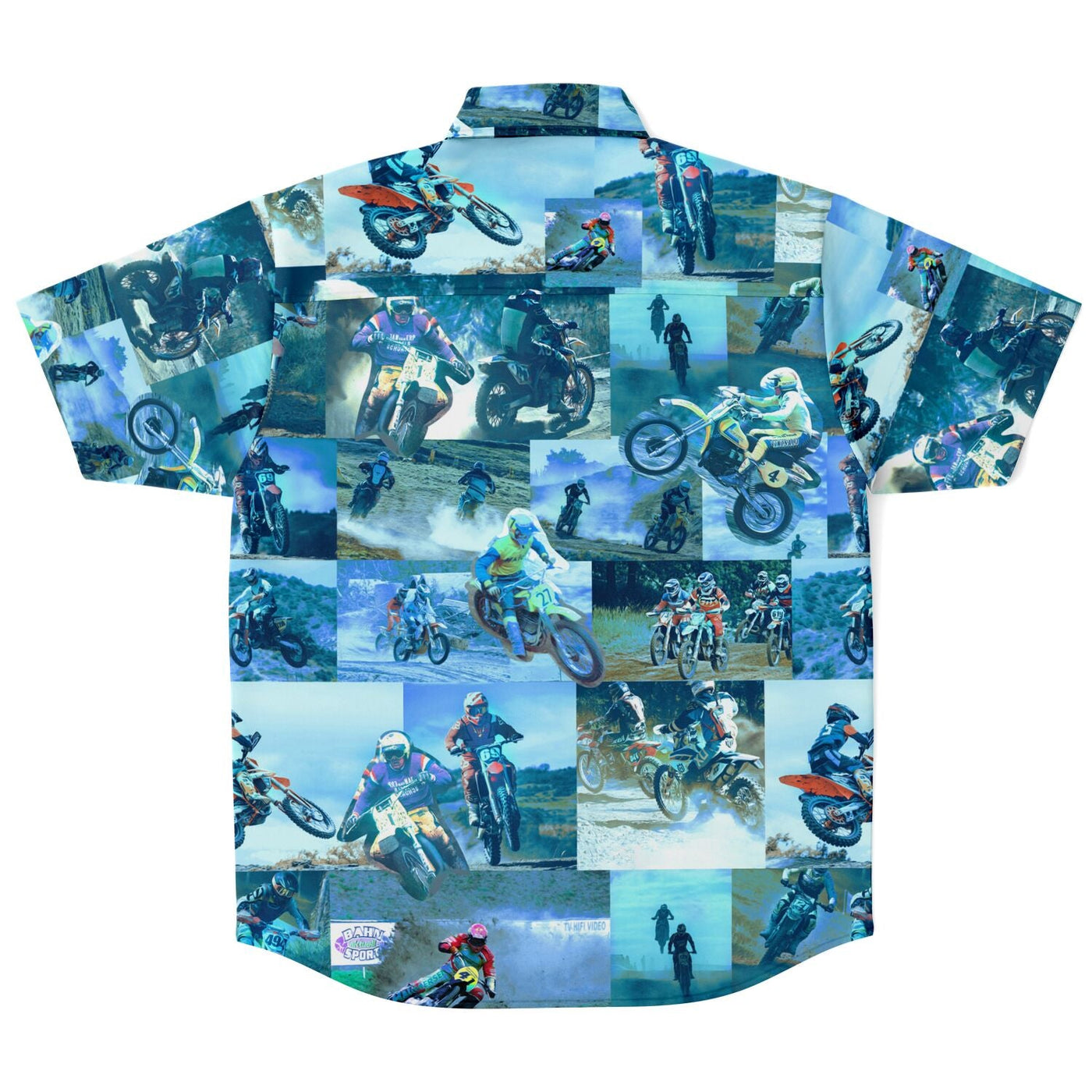 Tyler Durden Maple Leaf Pattern Shirt  Fight Club Short Sleeves Shirt –