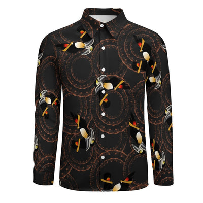 Tyler Durden Toucan Shirt – Fight Club Pattern (Dark Version)