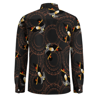 Tyler Durden Toucan Shirt – Fight Club Pattern (Dark Version)