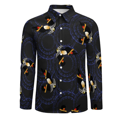 Tyler Durden Toucan Shirt – Fight Club Pattern (Dark Version)