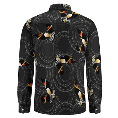 Tyler Durden Toucan Shirt – Fight Club Pattern (Dark Version)