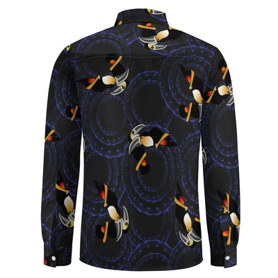Tyler Durden Toucan Shirt – Fight Club Pattern (Dark Version)