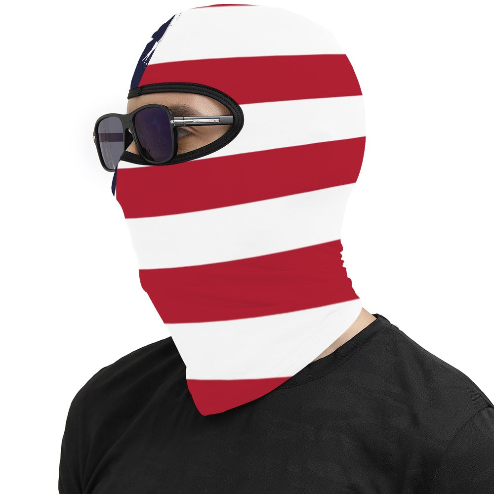 USA American Flag Balaclava Face Mask – Stars & Stripes Full Head Cover