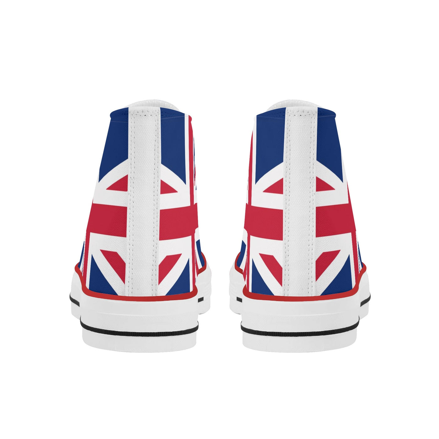 Union Jack British Flag | Punk Rock High Top Canvas Sneakers (Women's Sizes)