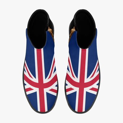 Union Jack Jack British flag Zipper Dress Boots