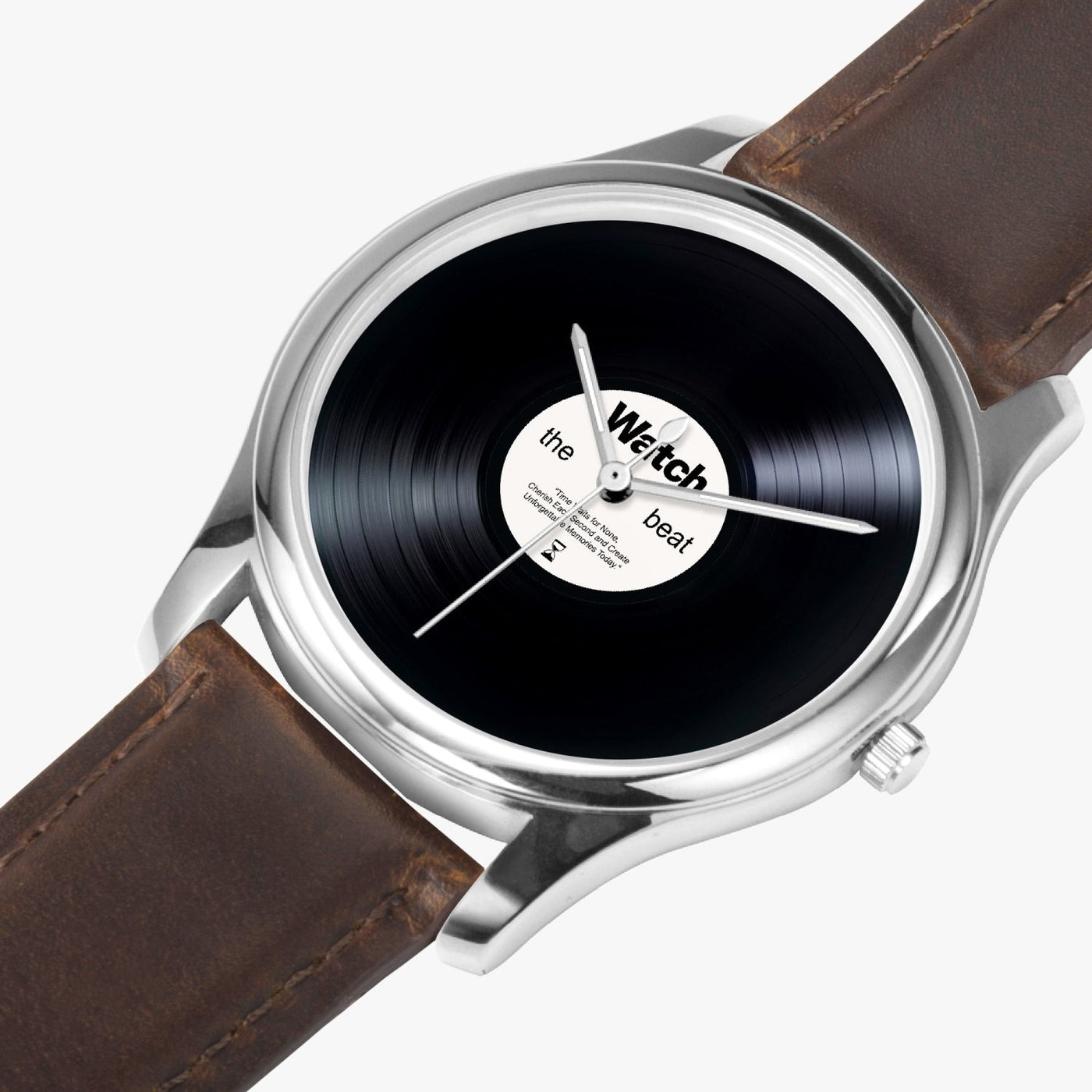 Watch The Beat Vinyl Record Quartz Watch