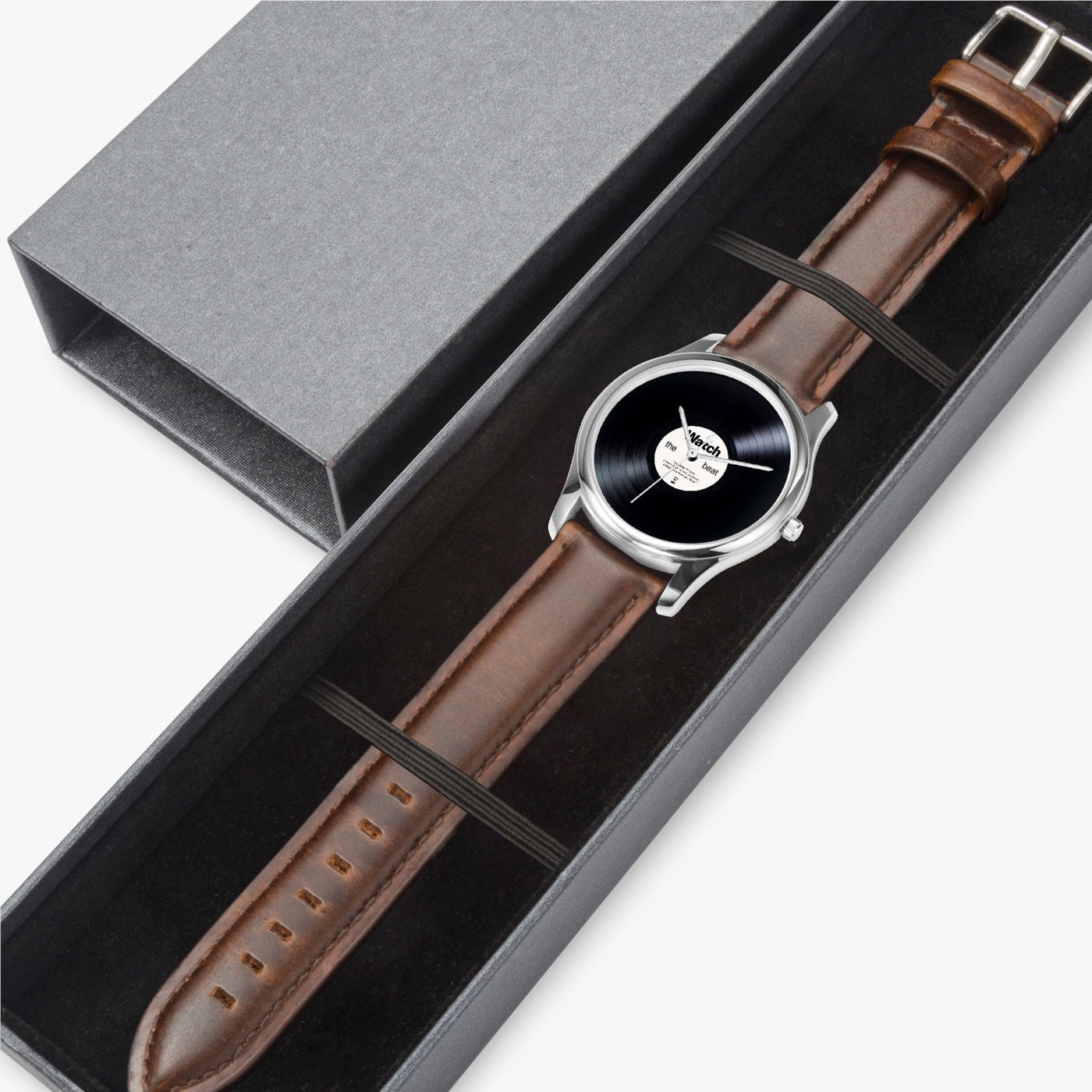 Watch The Beat Vinyl Record Quartz Watch