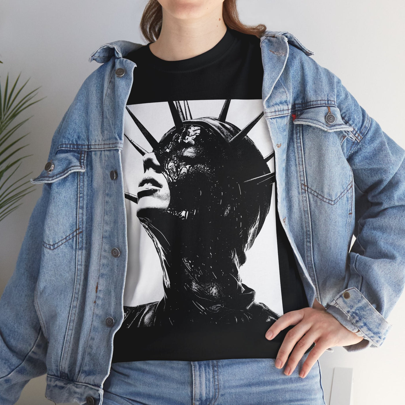 Wicked Girl with Spiky Latex Hood T-Shirt