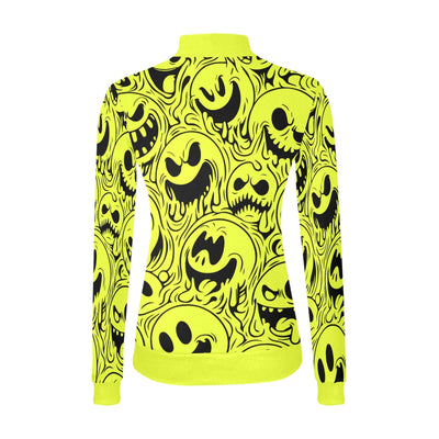 Wicked Smileys Acid House Mock Neck Sweater