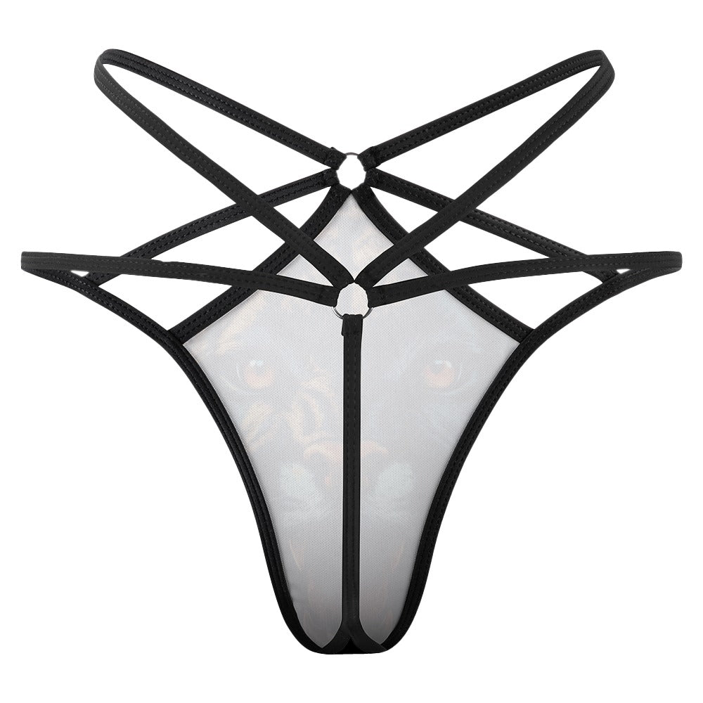 Wild Cougar Strappy T-back Thong