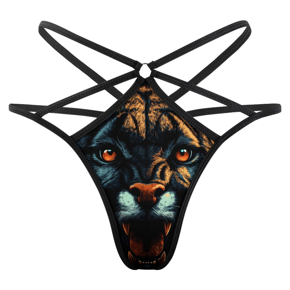 Wild Cougar Strappy T-back Thong