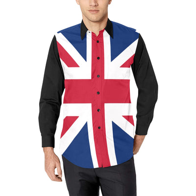 Union Jack British Flag Elegant Long Sleeve Punk Rock Shirt