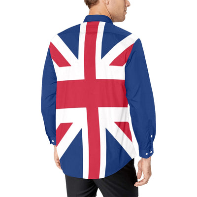 Union Jack British Flag Elegant Long Sleeve Punk Rock Shirt