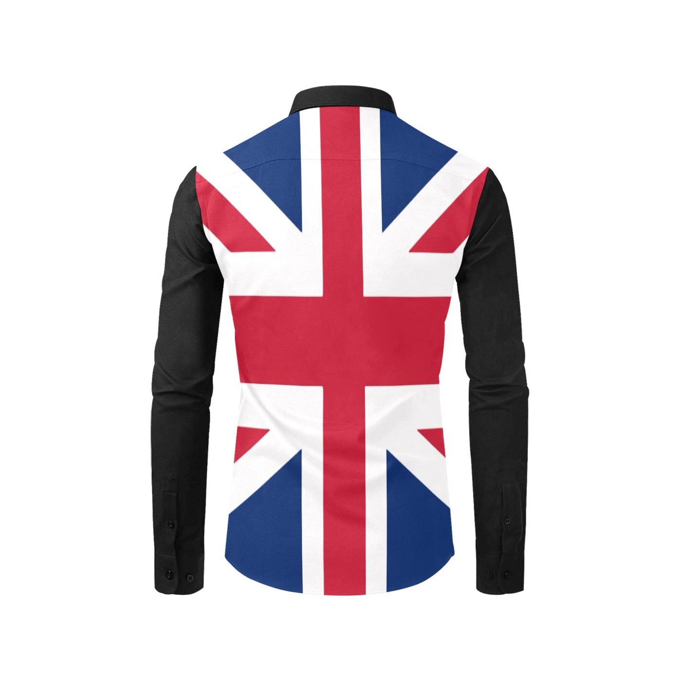 Union Jack British Flag Elegant Long Sleeve Punk Rock Shirt