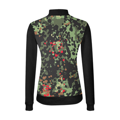 Women's All Over Print Mock Neck Sweater (H43)