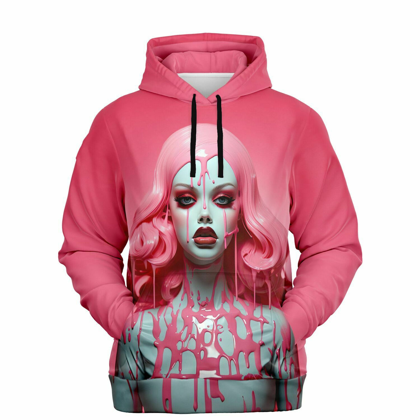 Scary Melting Doll Pop Surreal Fashion Hoodie