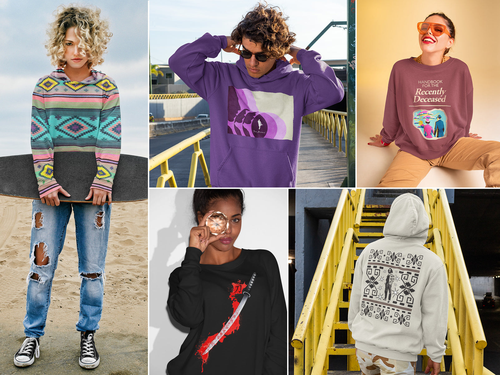 collage of timeelements.shop hoodies and sweatshirts