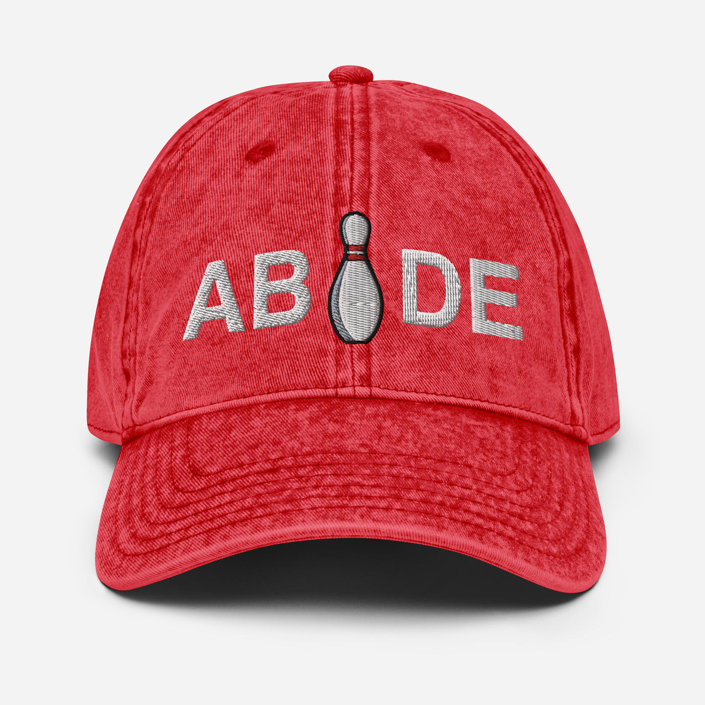 Abide Bowling Pin | Lebowksi Acid Wash Dad Hat