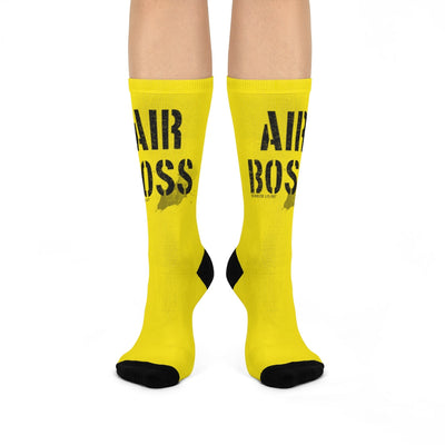 AIR BOSS "Requesting a Flyby" - coffee stain | Top Gun Socks