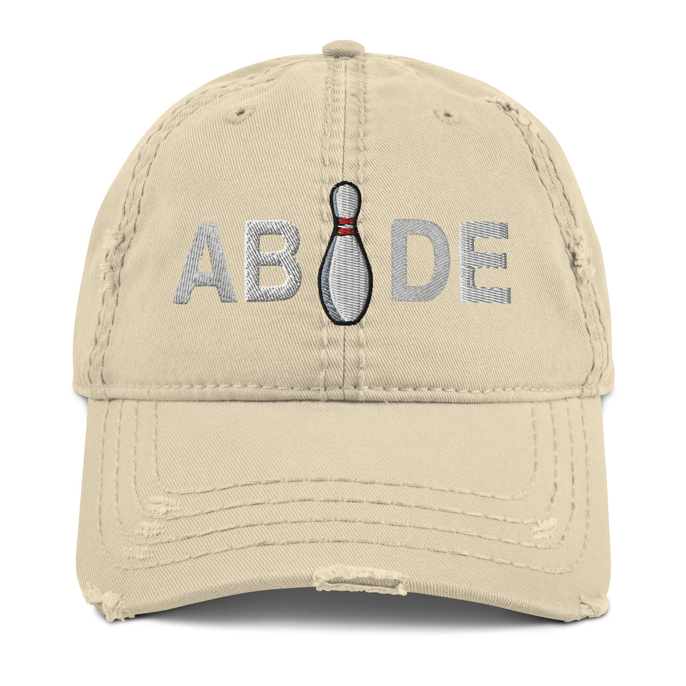 Abide Bowling Pin | Lebowski Distressed Dad Hat